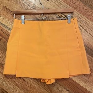 Zara orange skort